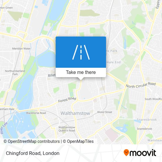 Chingford Road map