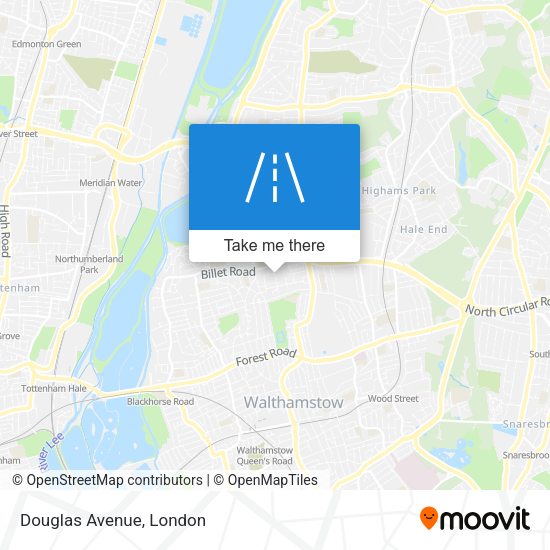 Douglas Avenue map