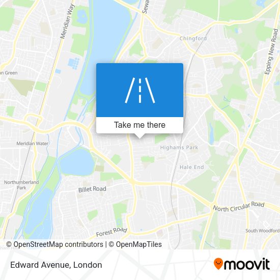 Edward Avenue map
