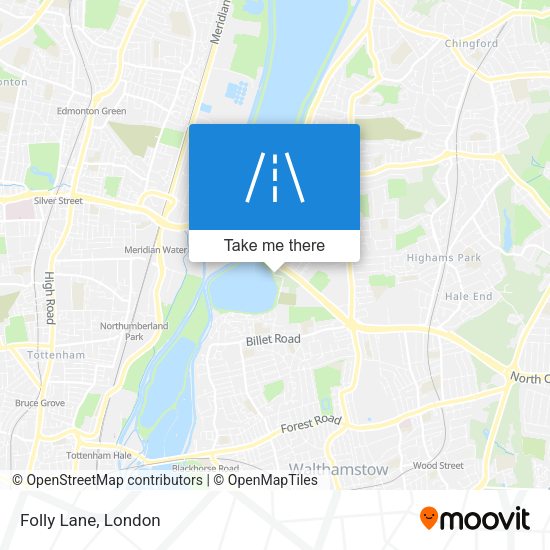 Folly Lane map