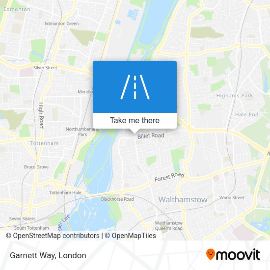 Garnett Way map
