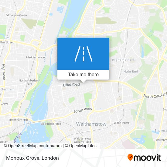 Monoux Grove map