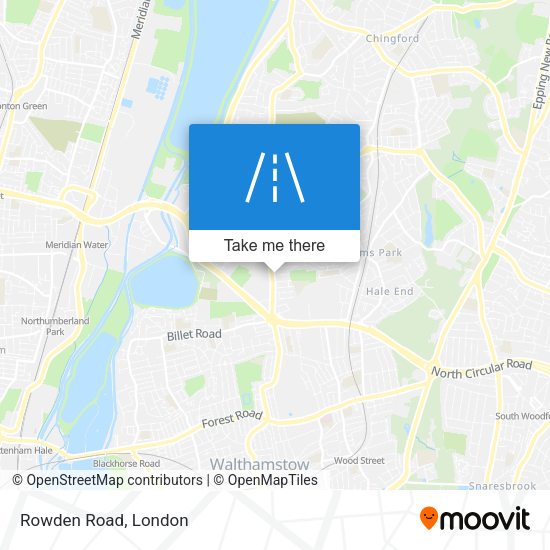 Rowden Road map