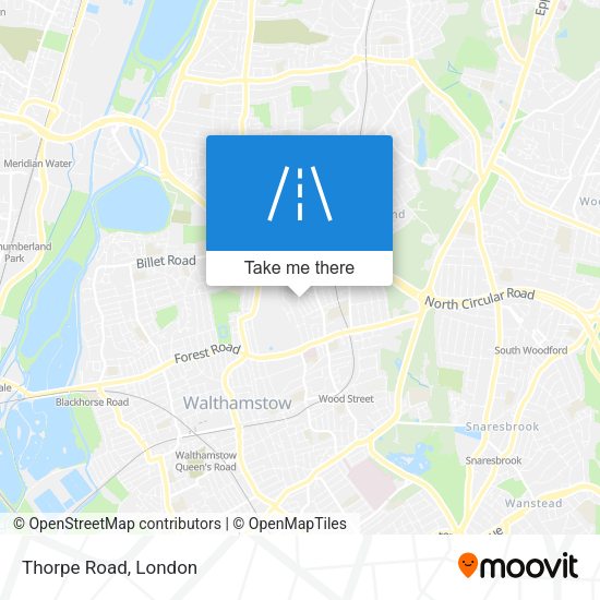Thorpe Road map