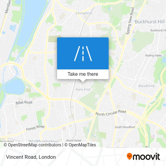 Vincent Road map