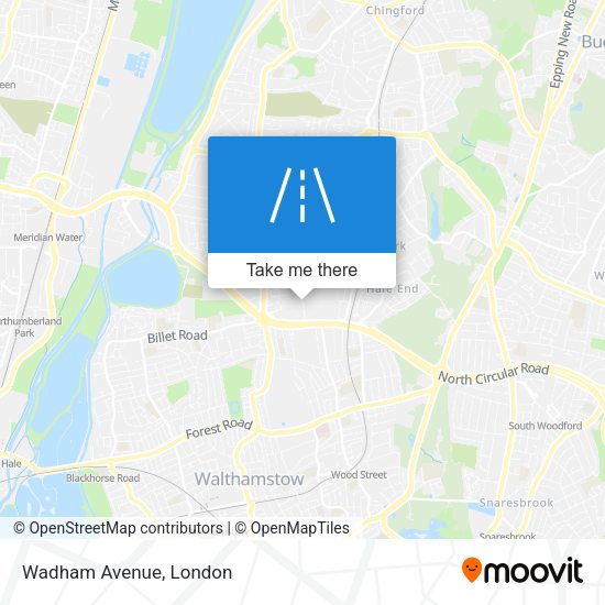 Wadham Avenue map