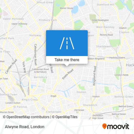 Alwyne Road map