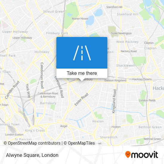 Alwyne Square map