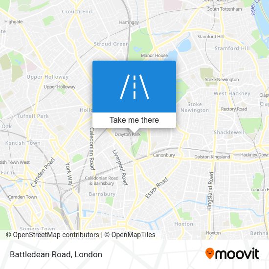 Battledean Road map