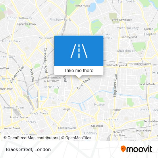 Braes Street map