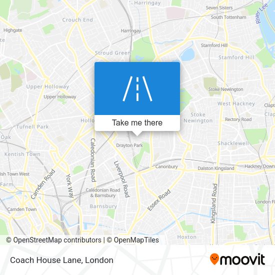 Coach House Lane map