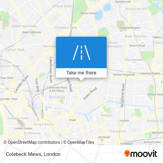 Colebeck Mews map