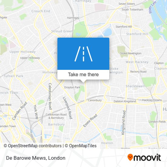 De Barowe Mews map