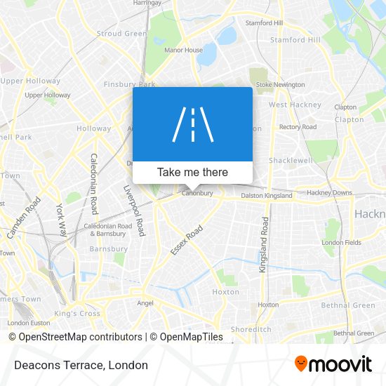 Deacons Terrace map