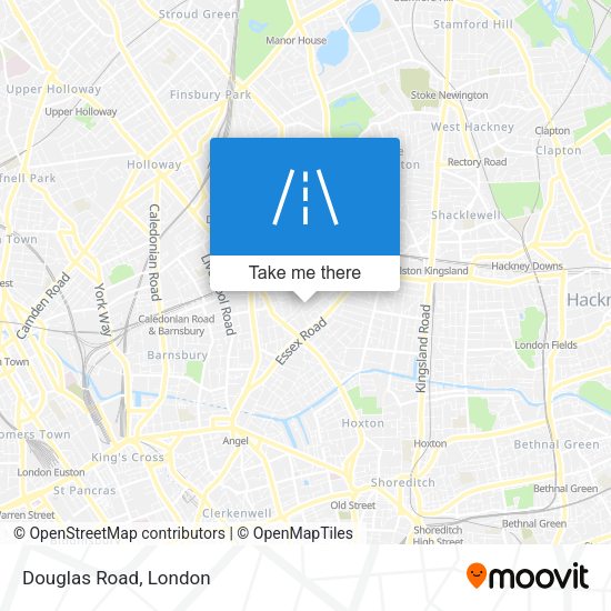 Douglas Road map