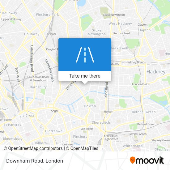 Downham Road map
