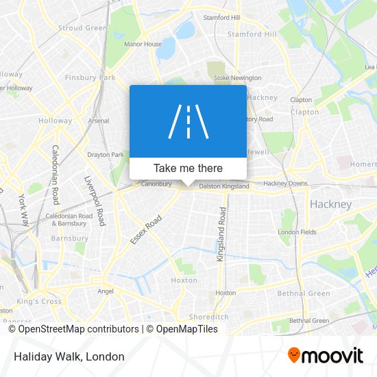 Haliday Walk map