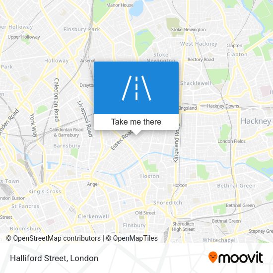 Halliford Street map
