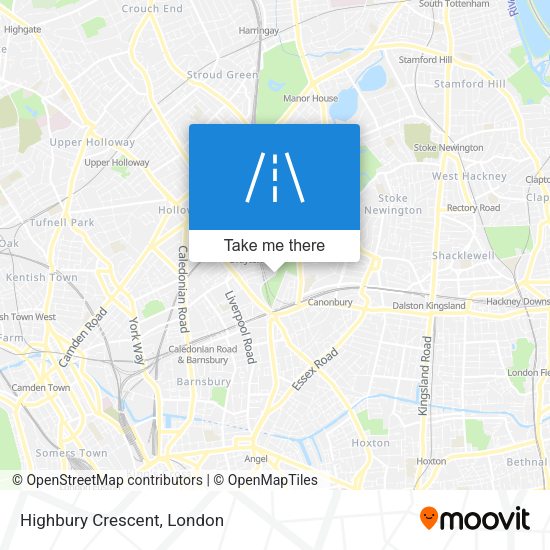 Highbury Crescent map