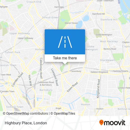 Highbury Place map