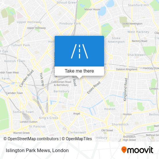 Islington Park Mews map