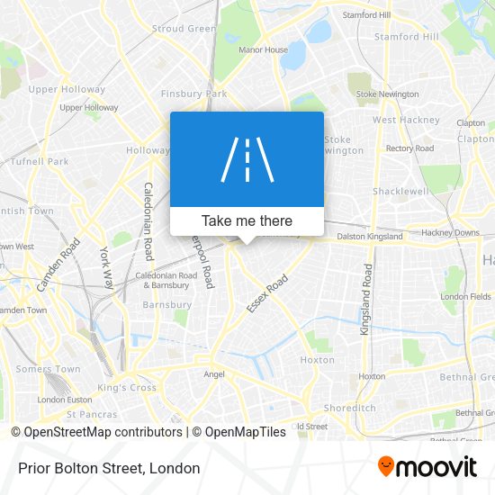 Prior Bolton Street map