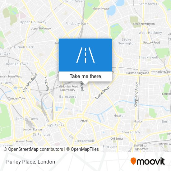 Purley Place map