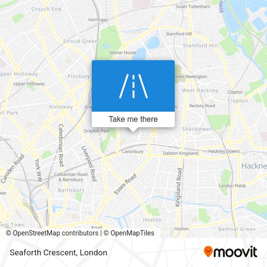 Seaforth Crescent map