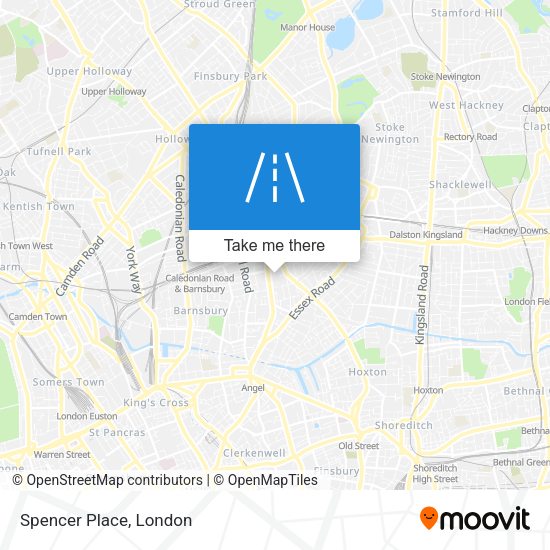 Spencer Place map