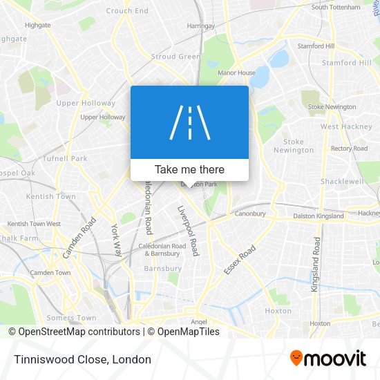Tinniswood Close map