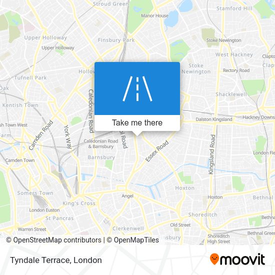 Tyndale Terrace map
