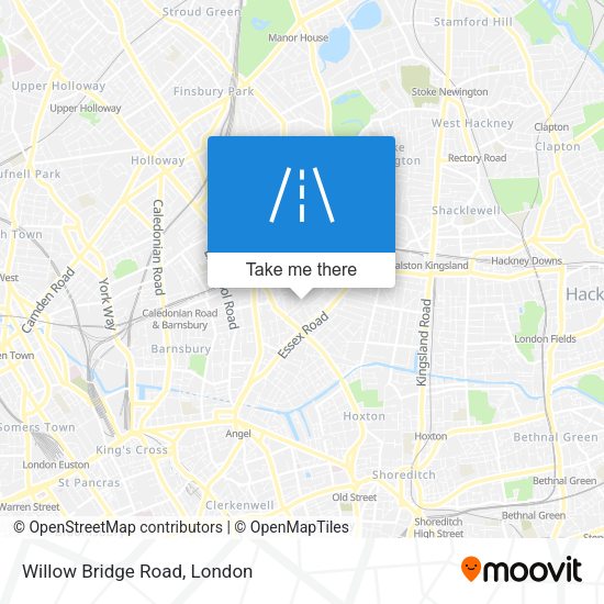 Willow Bridge Road map