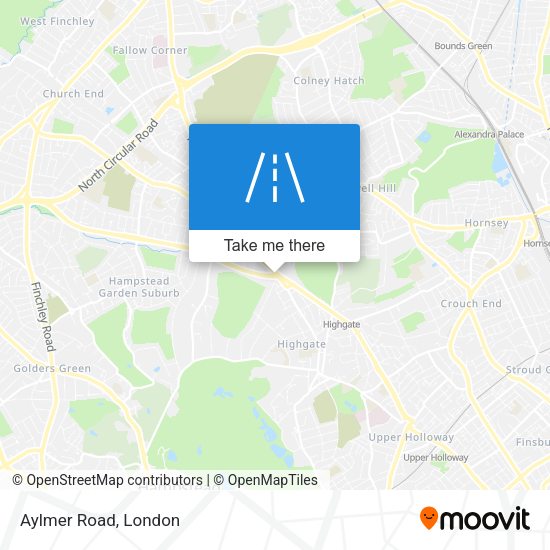 Aylmer Road map