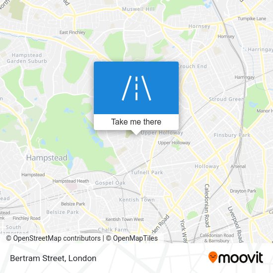 Bertram Street map