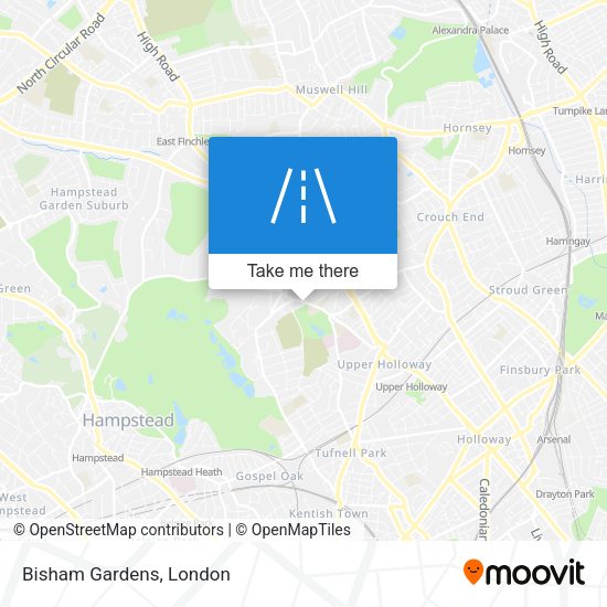 Bisham Gardens map
