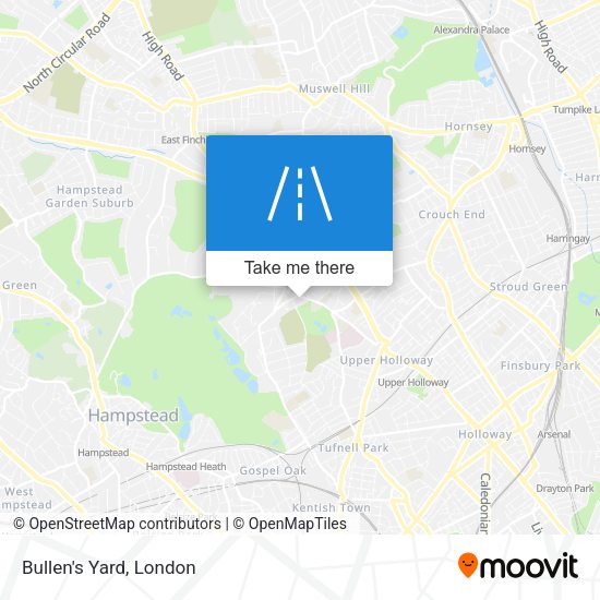 Bullen's Yard map