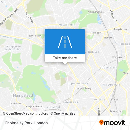 Cholmeley Park map