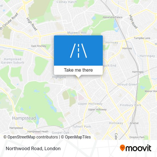 Northwood Road map