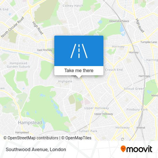 Southwood Avenue map