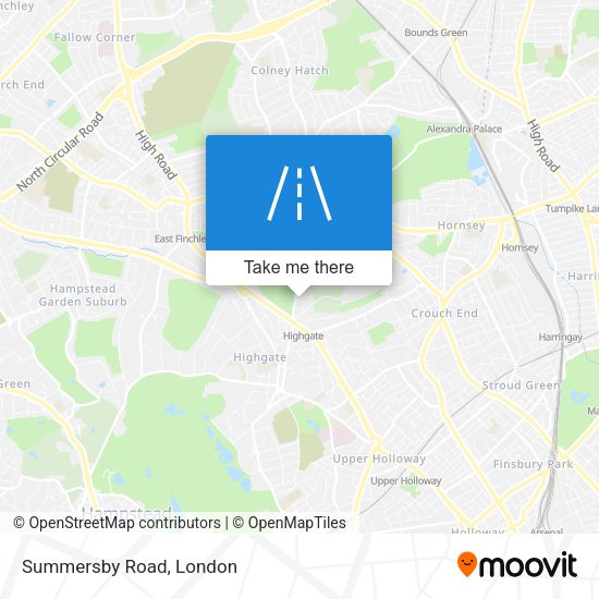 Summersby Road map