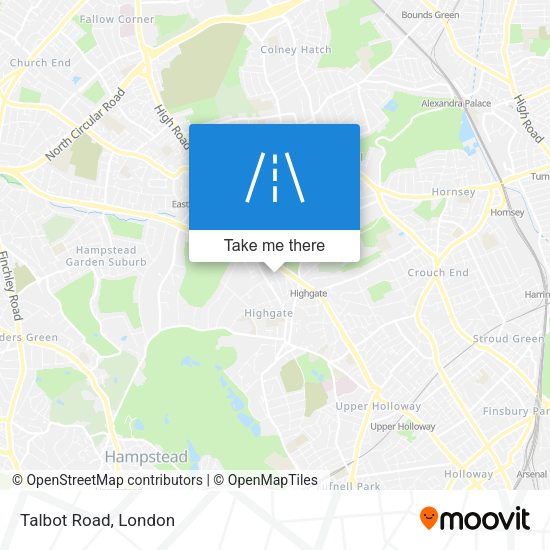 Talbot Road map