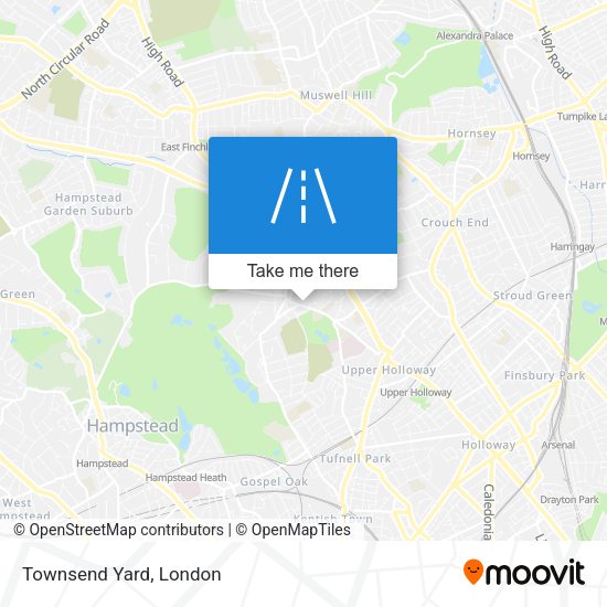 Townsend Yard map