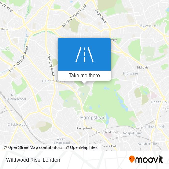 Wildwood Rise map