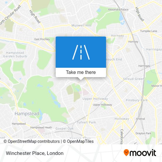 Winchester Place map