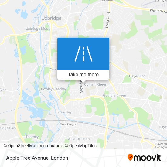 Apple Tree Avenue map