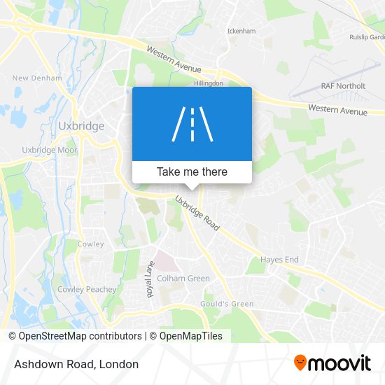 Ashdown Road map