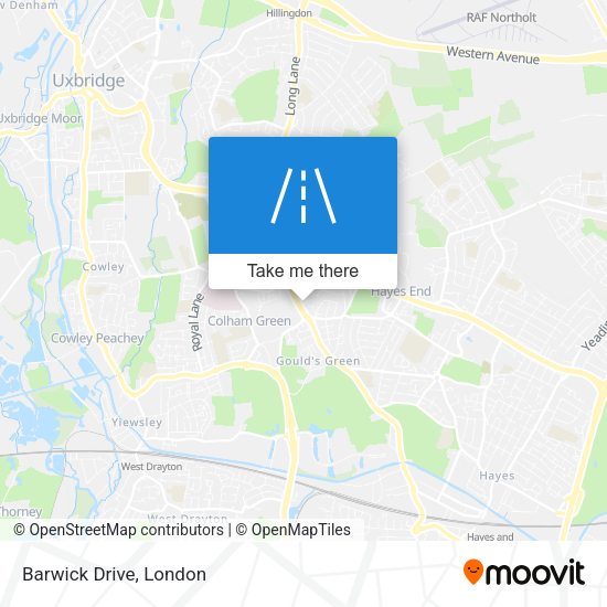 Barwick Drive map