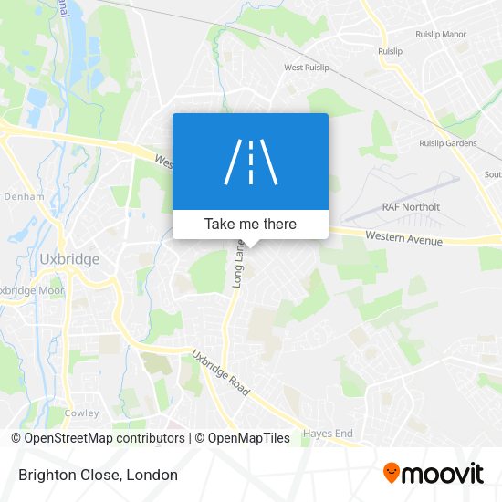 Brighton Close map