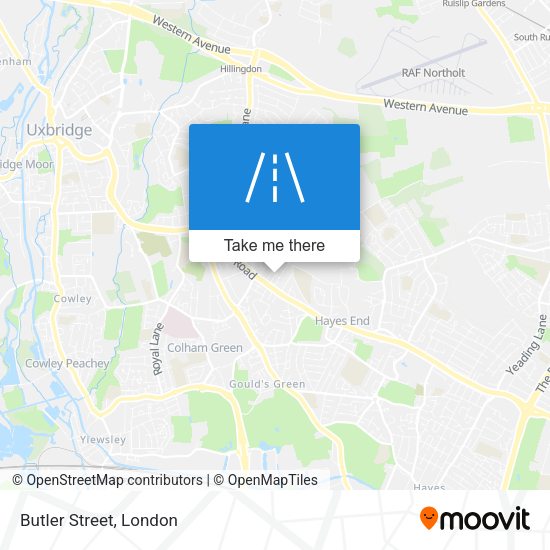 Butler Street map