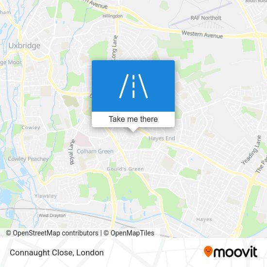 Connaught Close map